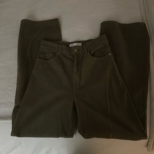 Zara corduroy flare pants